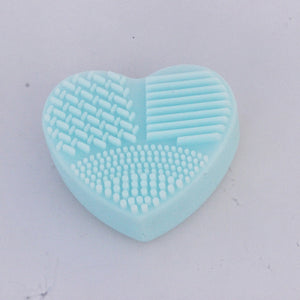 Heart Shape Clean Make up Brush