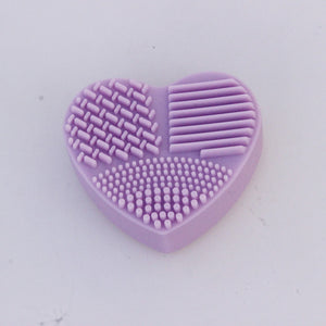 Heart Shape Clean Make up Brush