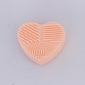 Heart Shape Clean Make up Brush