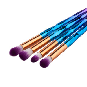 Rainbow Makeup Brushes Set