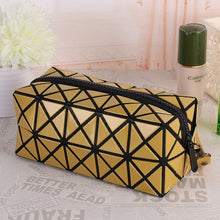 Load image into Gallery viewer, Geometric Zipper Cosmetic Bag