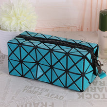 Load image into Gallery viewer, Geometric Zipper Cosmetic Bag