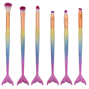 Mermaid Makeup Brush Set