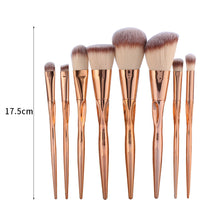 Load image into Gallery viewer, Metal Makeup Brushes Set