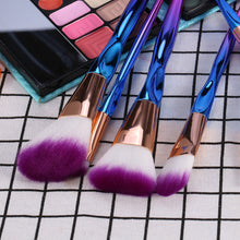 Load image into Gallery viewer, Metal Makeup Brushes Set